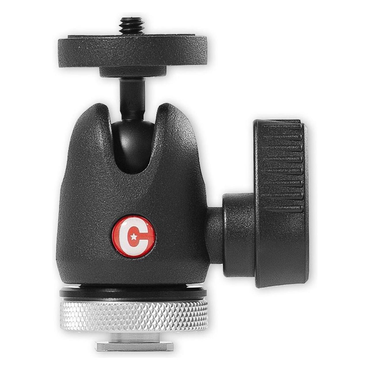 Caruba Centre Ball Head met Cold Shoe Mount (Kugelkopf) (D150061)