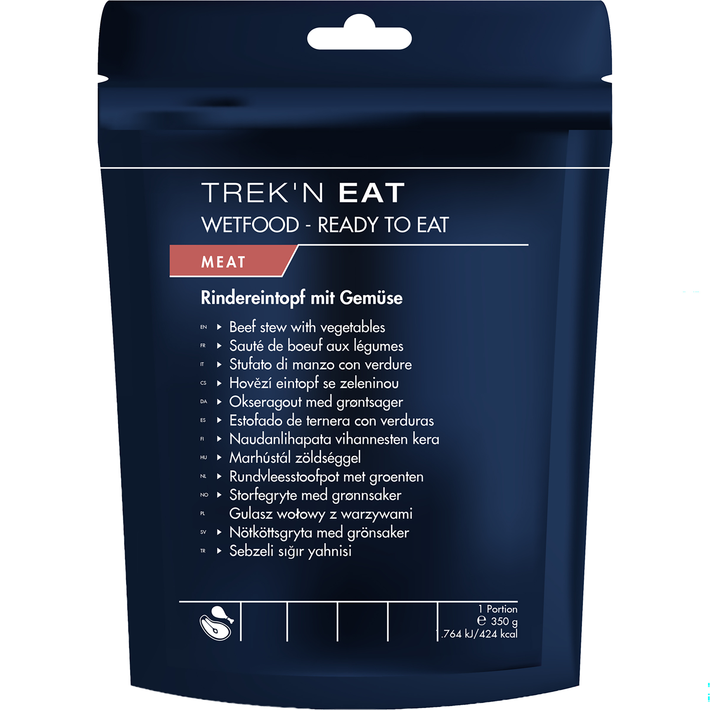 Trek'n Eat Ready to Eat + SH Rindereintopf mit Gemüse Trekkingnahrung blau Größe 350g