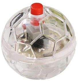 Inspired Living GlowChase Transparent LED Cat Ball Toy For Indoor Play 1pc
