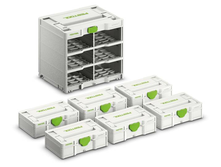 Festool Systainer³ Rack SYS3-RK/6 M 337-Set 577816