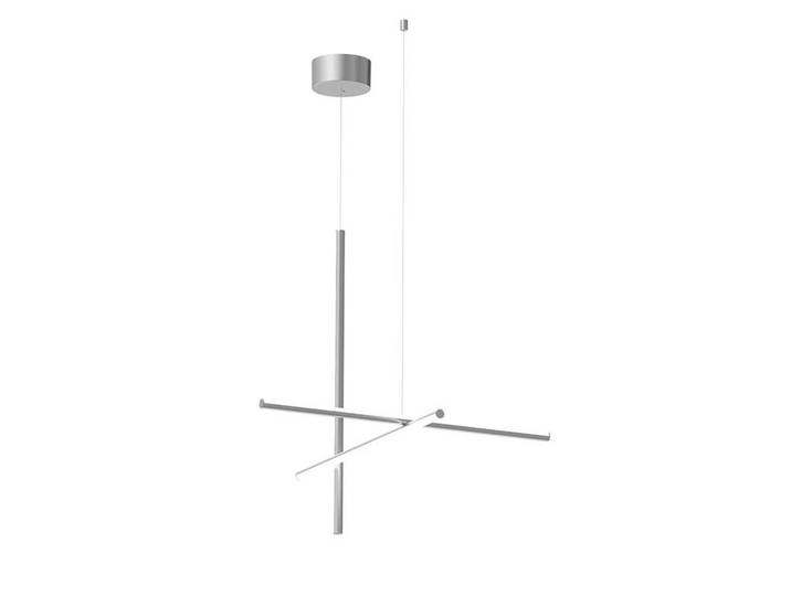 FLOS lampe à suspension COORDINATES S1 (Argent moon - Aluminium Extrudé)