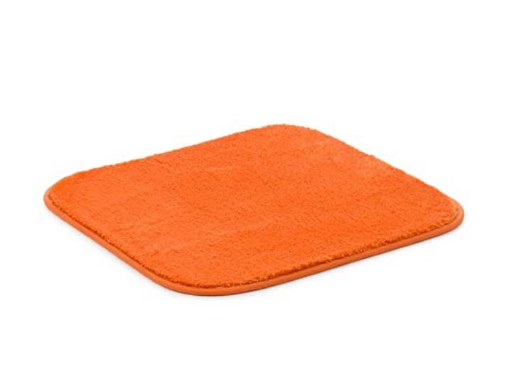 Gözze - Premium Rutschfester Badteppich, RIO, 100% Microfaser, 50 x 45 cm - Terra
