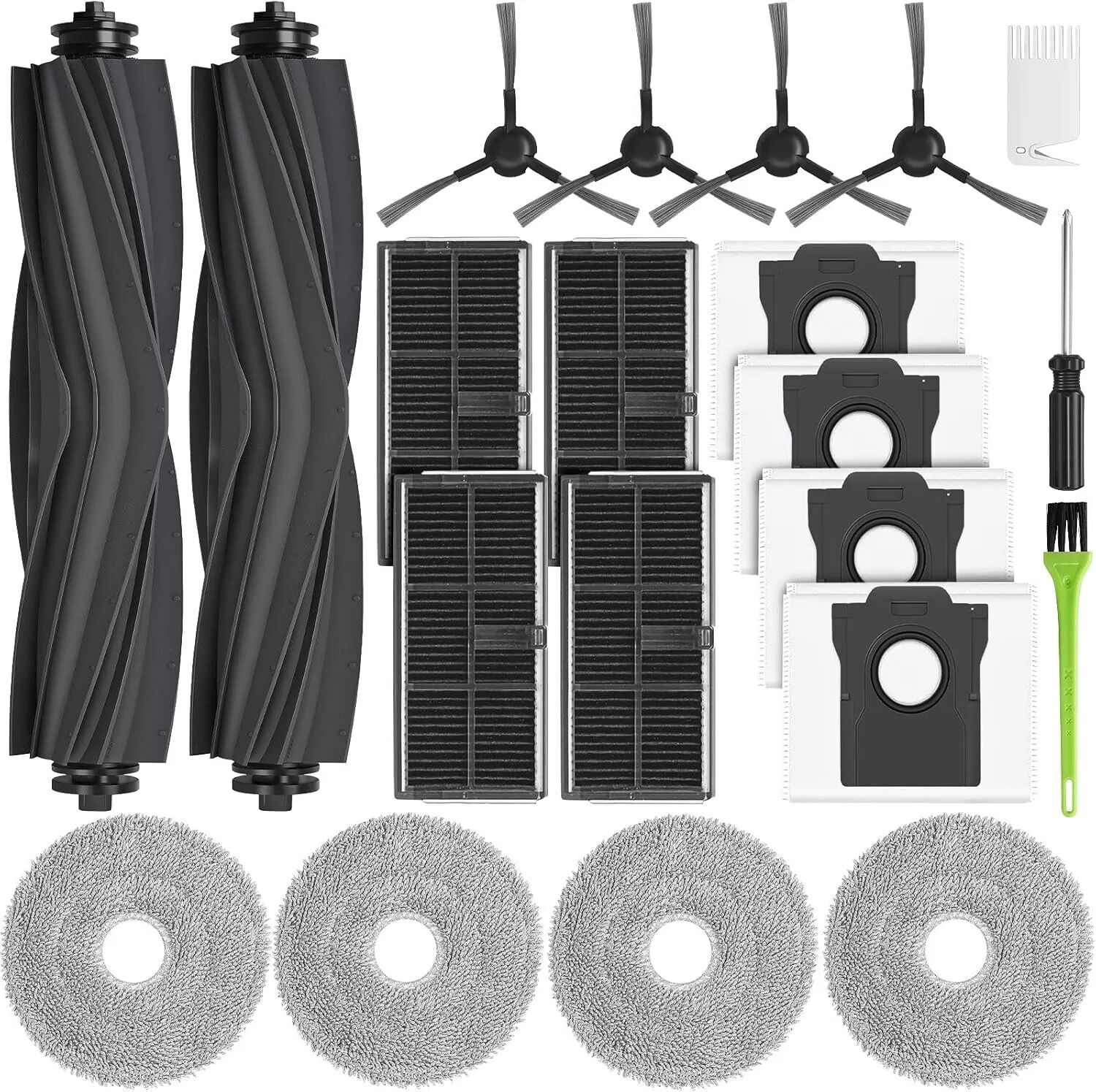 INF Kit de Remplacement Compatible avec Xiaomi Mova E30 Ultra/X30 Ultra - Accessoires Essentiels