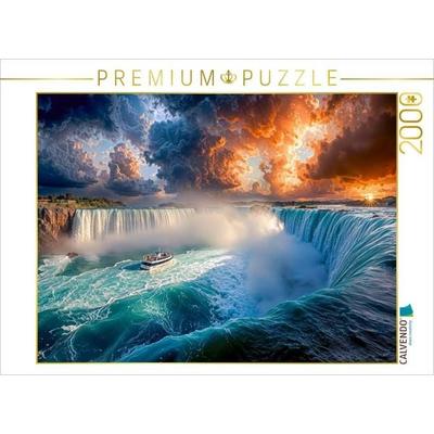 CALVENDO Puzzle Die kanadischen Niagarafälle | 2000 Teile Lege-Größe 90 × 67 cm Foto-Puzzle für glückliche Stunden, von , Calvendo Puzzle