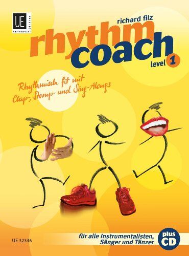 Various - Rhythm Coach mit CD Level 1: Das Rhythmustraining der neuen Generation - Rhythmisch fit mit Clap-, Stomp- und Sing-Alongs - Preis vom 16.10.2026 11:41:07 h