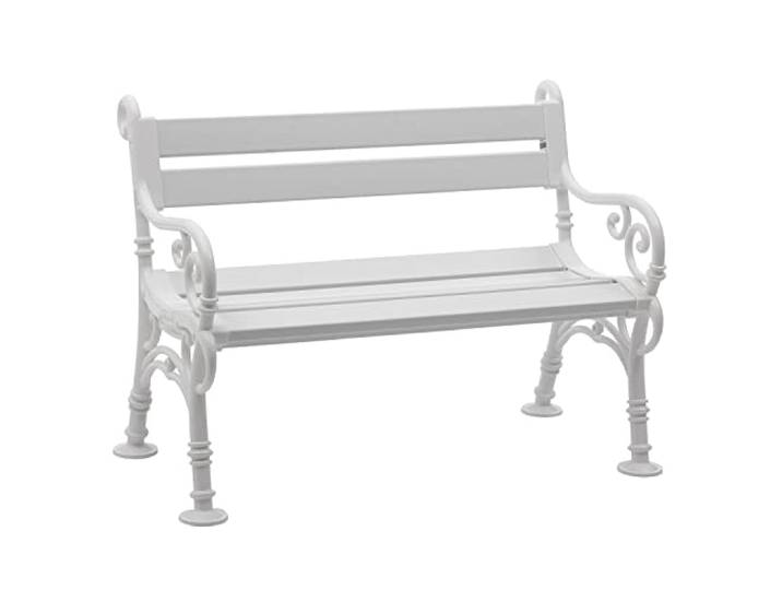 Blome Landhausbank weiss Linderhof 2-Sitzer