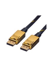 ROTRONIC-SECOMP Roline Gold DisplayPort-Kabel DisplayPort M bis M 2 m Schwarz (11.04.5645)