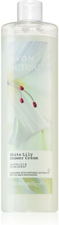 Avon Senses White Lily & Musk invigorating body wash 500 ml