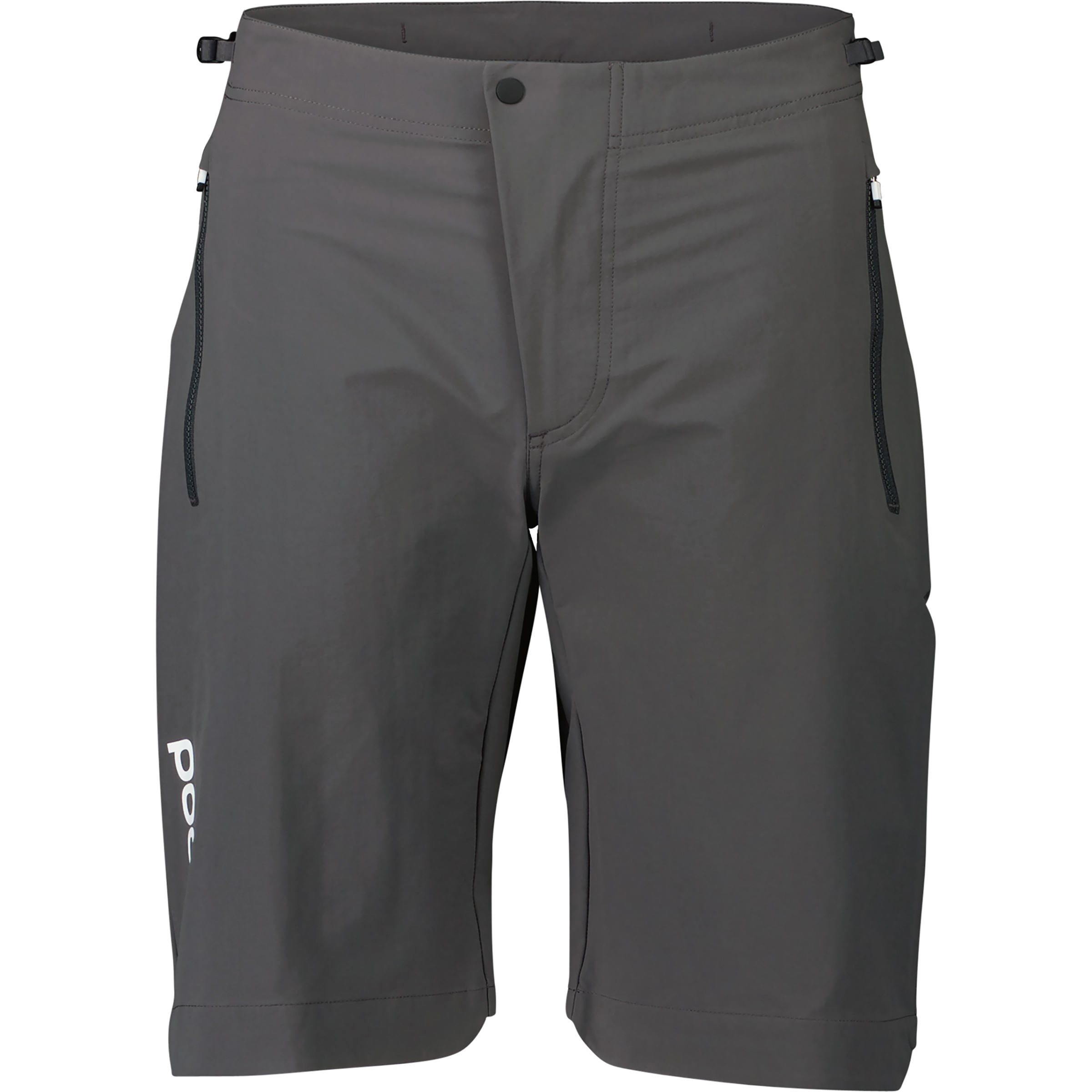POC Essential Enduro MTB Hose kurz Damen Fahrradhose grau Größe L Mountainbike Widerstandsfähig Wasserabweisend