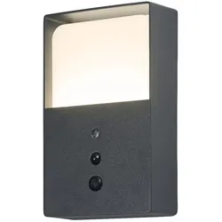 OSRAM ENDURA Style USB Volt Square Sensor IP54 Dark Grey Akku Außenwandleuchte
