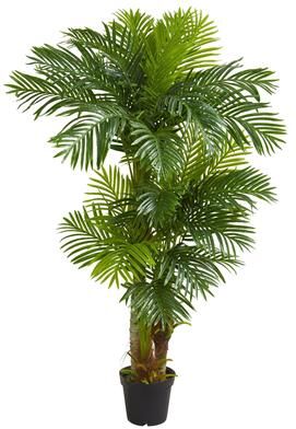 Nearly Natural 6' Hawaii Artificial Palm - h: 6 ft. w: 10 in. d: 10 in