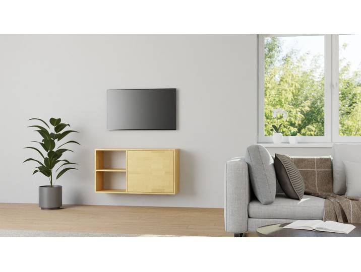 Hängesideboard aus Buche Buche