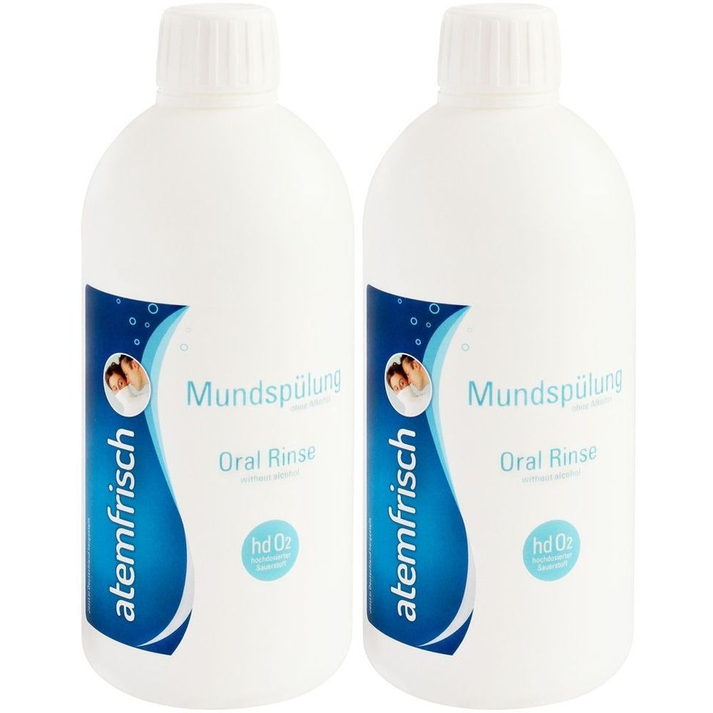 Atemfrisch Mundspülung 2x 2x500 ml Mundwasser
