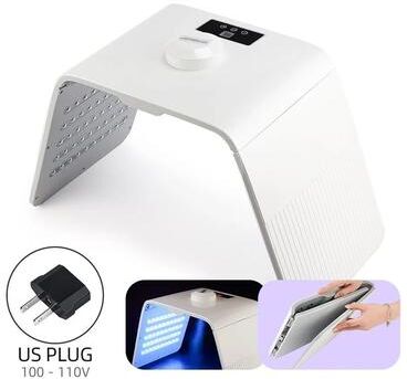 Uplifted Goods 7 Color LED Photon Therapy Facial Mask With Nano Water Sprayer us Plug