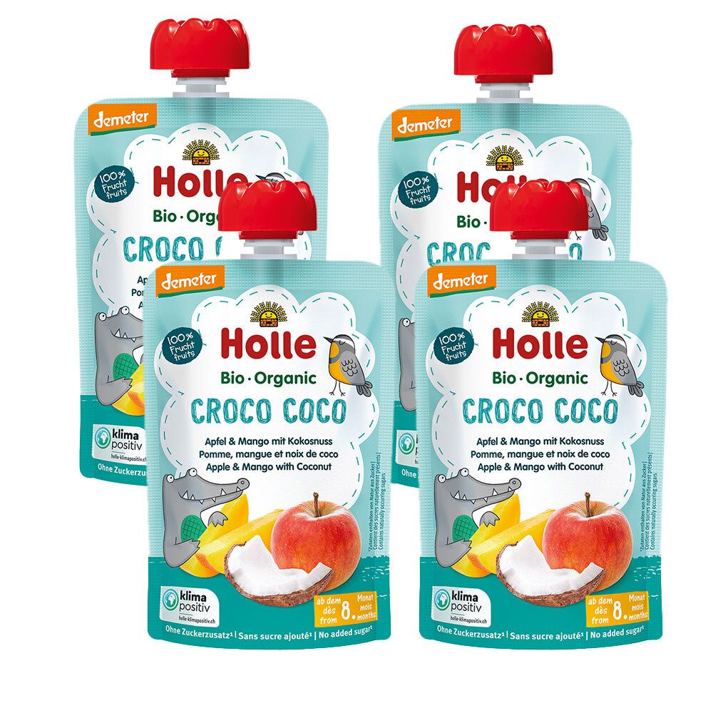 Holle Bio Organic Croco Coco 4er Set 4x100 g Trinklösung
