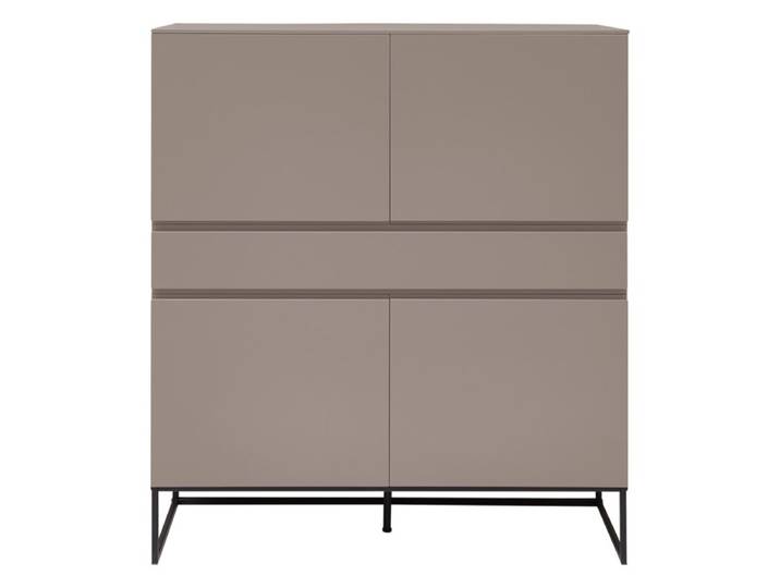 CASA DOMA Wilco Highboard mit 4 Türen und 1 Schubkasten - Lack