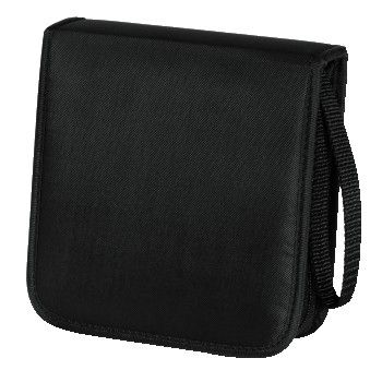 Hama CD Wallet Nylon 20, black 00033830