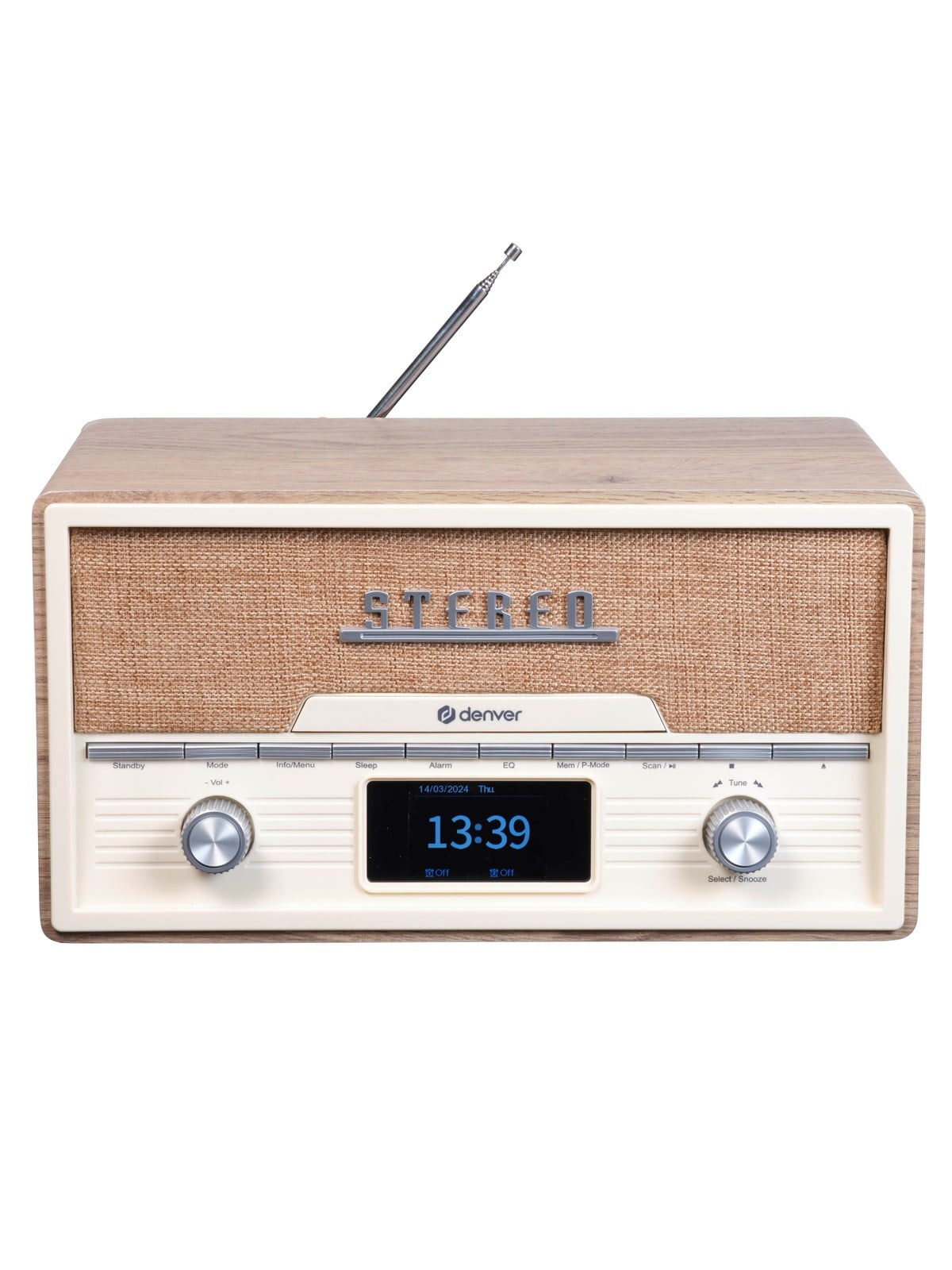 DENVER MDA-525LW - Retro Design Meets Modern Audio Technology