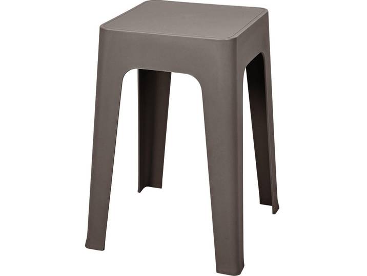 Home Styling Collection Kunststoffhocker 33/33/47 cm, Anthrazit, Kunststoff, 33x47x33 cm, Wohnzimmer, Sessel, Hocker & Hockerbänke, Sitzhocker