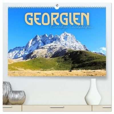 Georgien - Einmalige Landschaften (hochwertiger Premium Wandkalender 2027 DIN A2 quer), Kunstdruck in Hochglanz