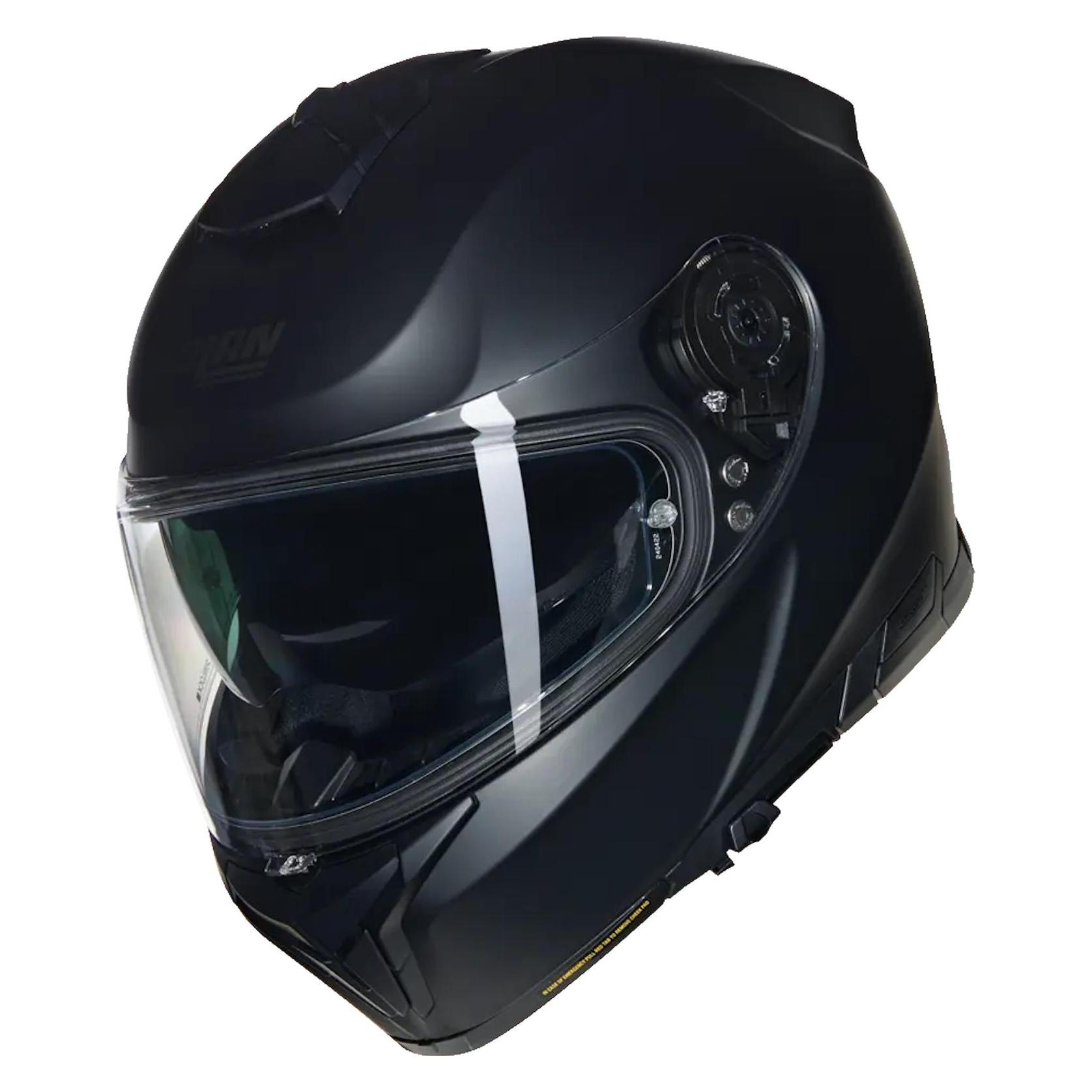 Nolan N80-8 Classic N-Com Schwarz Integralhelm 3XL (3XL, 65 cm) (N88000027-010)