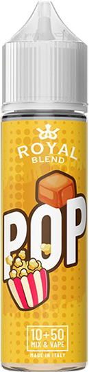 Royal Blend Pop Liquido Shot 10ml Pop Corn Caramello