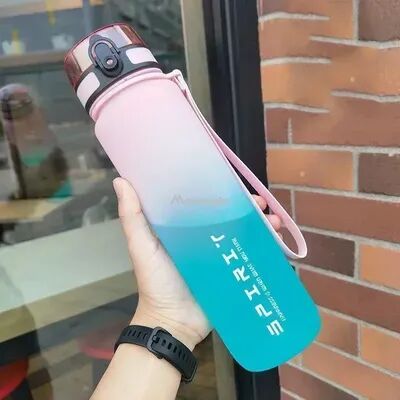 Friendly Fresh Finds Large Capacity Leak Proof Sports Water Bottle Portable, Durable, And Stylish Gym Fitness Jug For Outdoor Travel 750ml pink