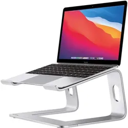Crong CRG-ALUBN-SLV laptop support, Notebook Ständer, Grau, Silber