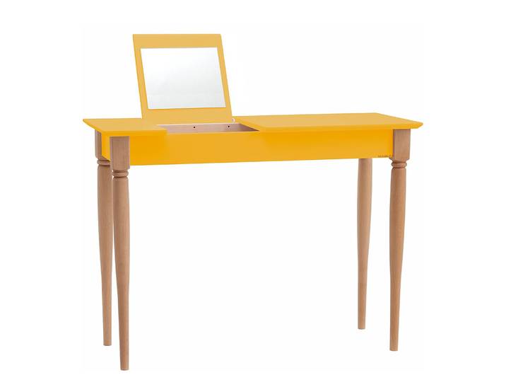 Coiffeuse 105cm Jaune/Jaune moutarde