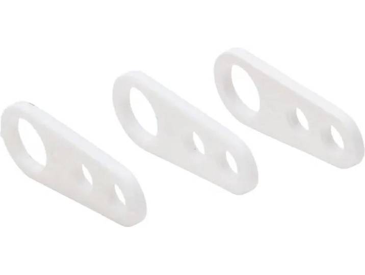 Kopp Ophanghaak/Trekontlasting - Wit - 3 stuks