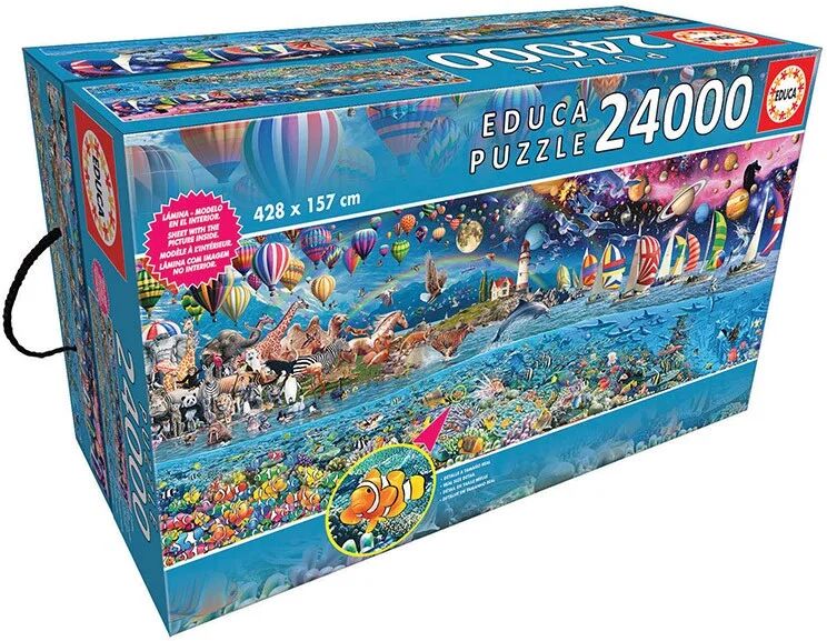 Puzzle 24000 pcs La vie, le grand défi - Educa