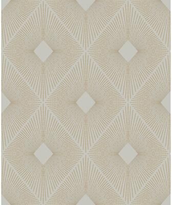 Antonina Vella Harlowe Warm Grey & Gold Wallpaper