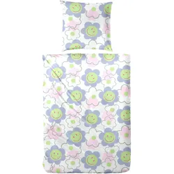 Bettwäsche SMILEY RENFORCE (BL 135x200 cm) - bunt - BL 135x200 cm