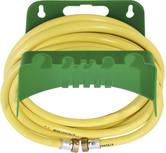 support de tuyau mural ASW 175005 5000 mm, plastique vert, complet avec tuyau de remplissage