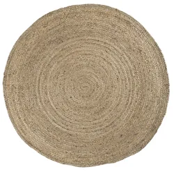 IB Laursen Teppich rund natur Jute, Ø 220 cm
