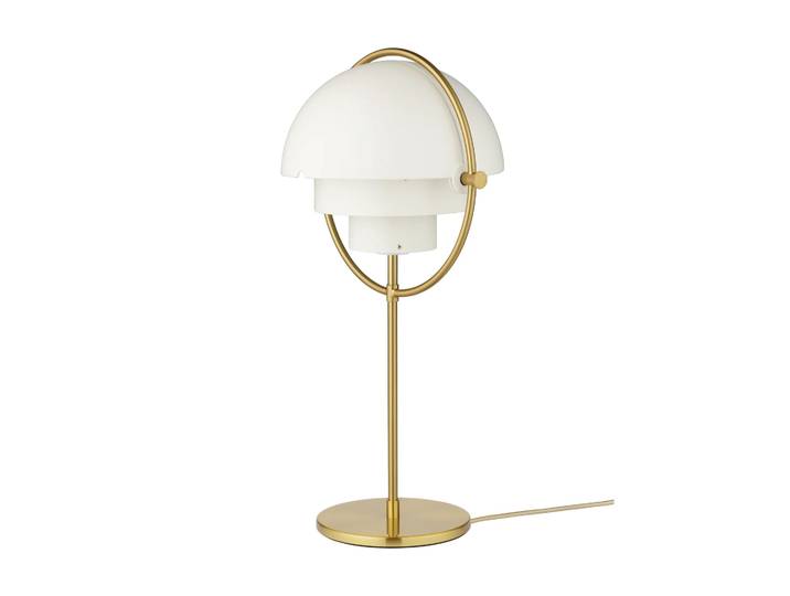 GUBI Lampe de table Multi-Lite Laiton-blanc