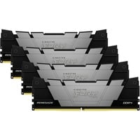 DIMM 64 GB DDR4-3600 (4x 16 GB) Quad-Kit, Arbeitsspeicher schwarz, KF436C16RB12K4/64, Renegade, INTEL XMP