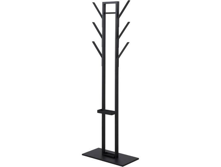 Kleiderständer Vinson schwarz Metall H 165 cm - Kleiderständer