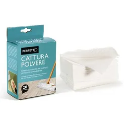Perfetto Packung mit 20 Auffangtüchern, Reinigungsutensil, Mehrfarbig, Weiss