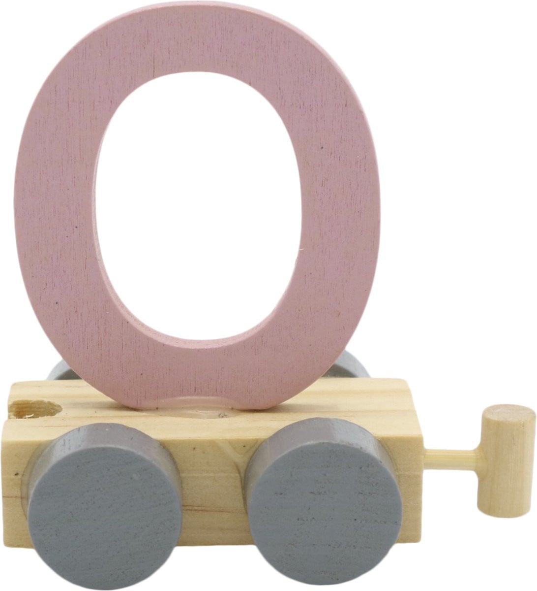 Lettertrein O roze