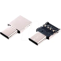 ROPI USB TYPE C - Raspberry Pi - Adapter A-Buchse auf Type C-Stecker, USB 2.0 OTG