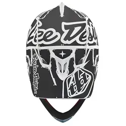 TROY LEE DESIGNS D3 HELMVISIER (FL), FACTORY, WHITE/GRAY