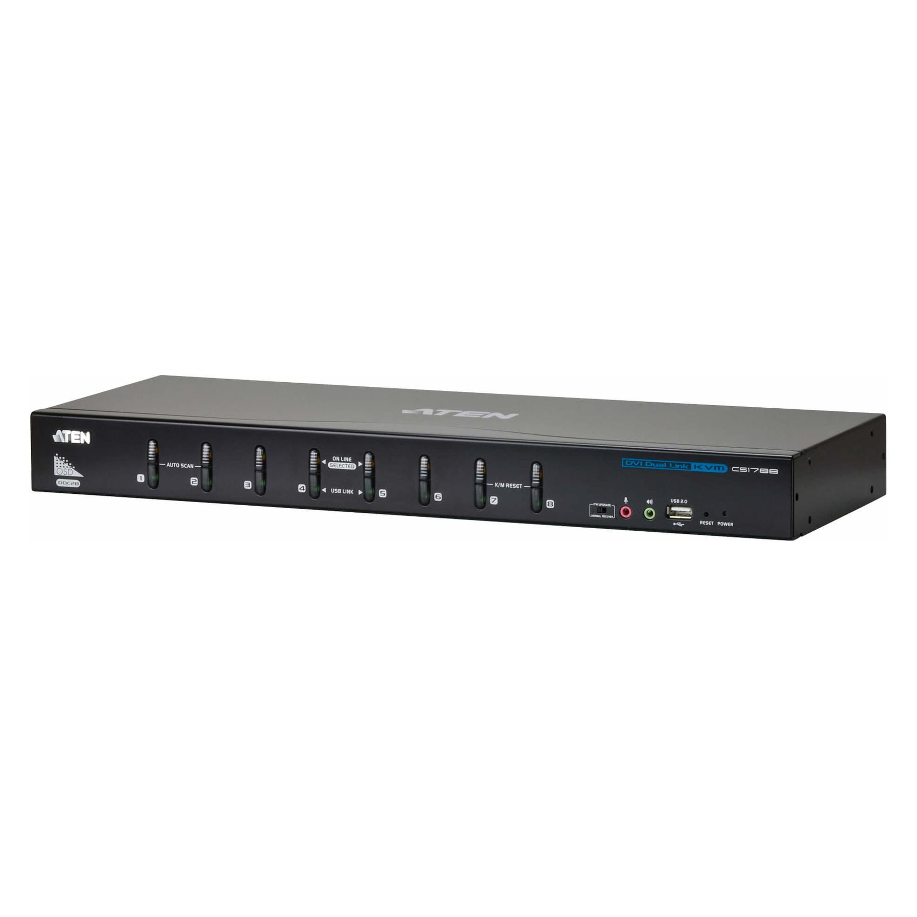 Aten CS1788: DVI KVM Switch, 8Port (CS1788-AT-G)