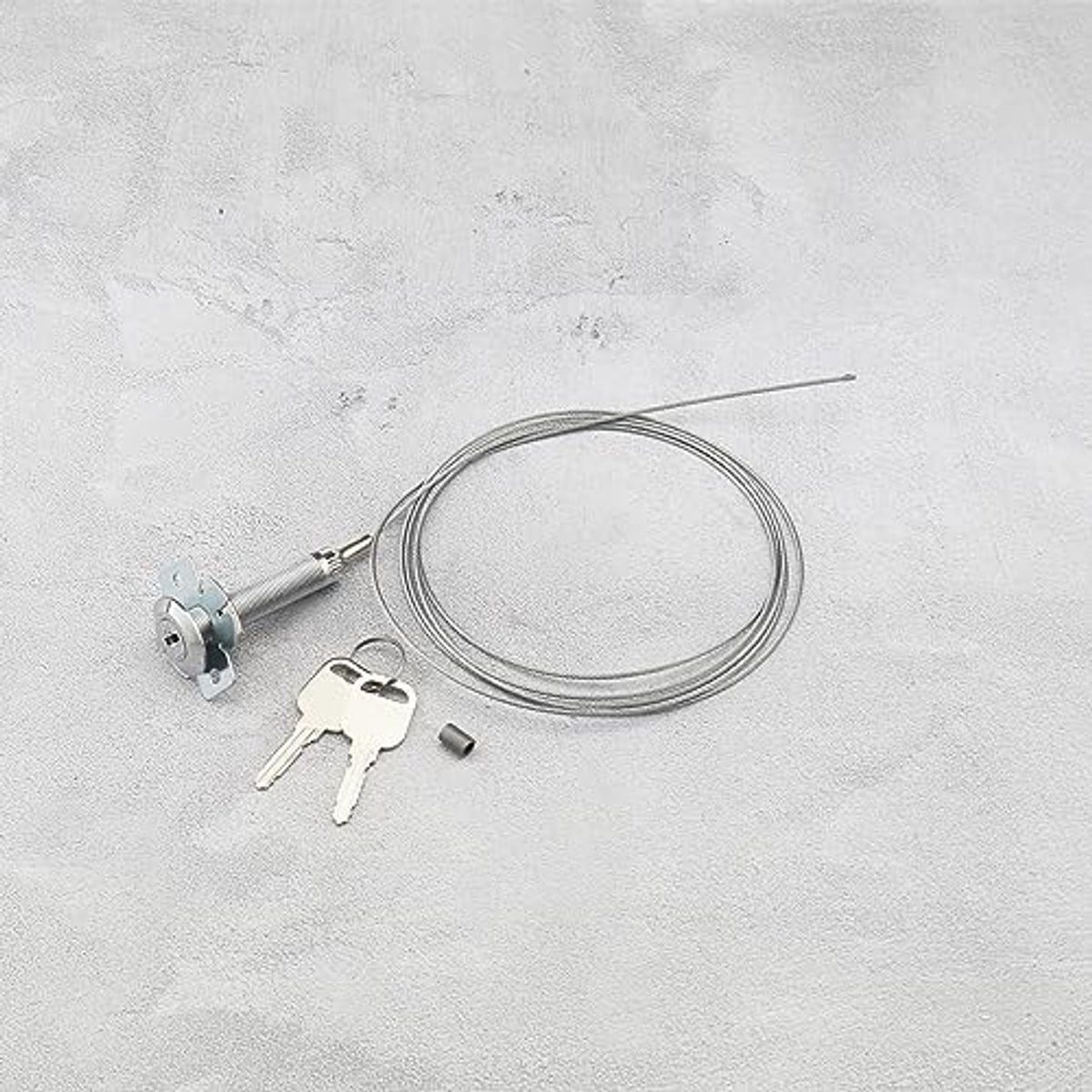 Dailygoody Noodontgrendeling voor garagedeur - Zilver - RVS