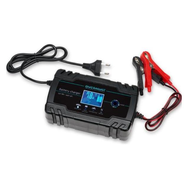 Overmust CARICA BATTERIE PER AUTO 12V - 8A (FOVMBC17871) (8 A, 12V, 24V) (FOVMBC17871)