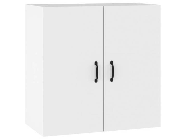 941097& Armoire murale - Armoire Suspendue - Blanc 60x31x60 cm - Bois - Panneaux de particules