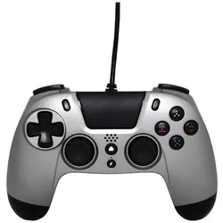 Gioteck VX4 (PC, PS4), Gaming Controller, Grau, Schwarz