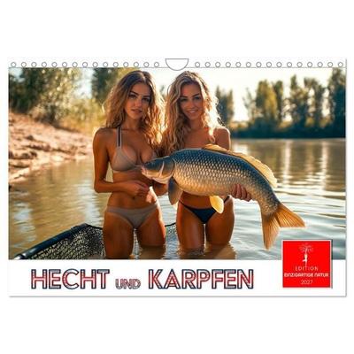 Hecht und Karpfen (Wandkalender 2027 DIN A4 quer), CALVENDO Monatskalender