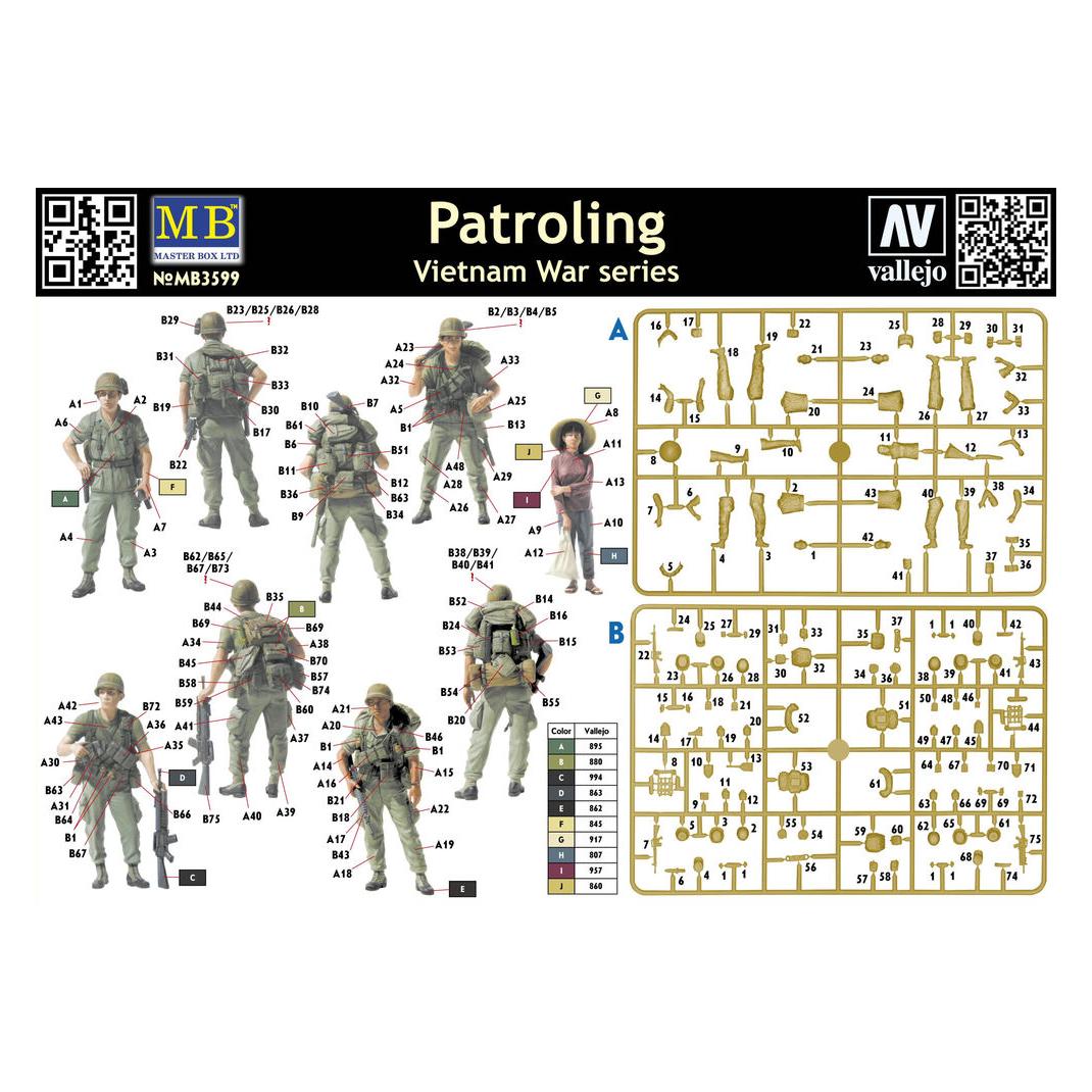 Master Box Patroling, Vietnam (MB3599)