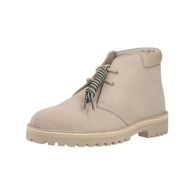 Schnürstiefelette CLARKS "Clarks Stiefelette Veloursleder", Herren, Gr. 43, sand, Veloursleder, Schuhe Schnürstiefelette